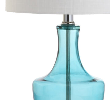 Colette 20" Mini Glass LED Table Lamp - JONATHAN Y
